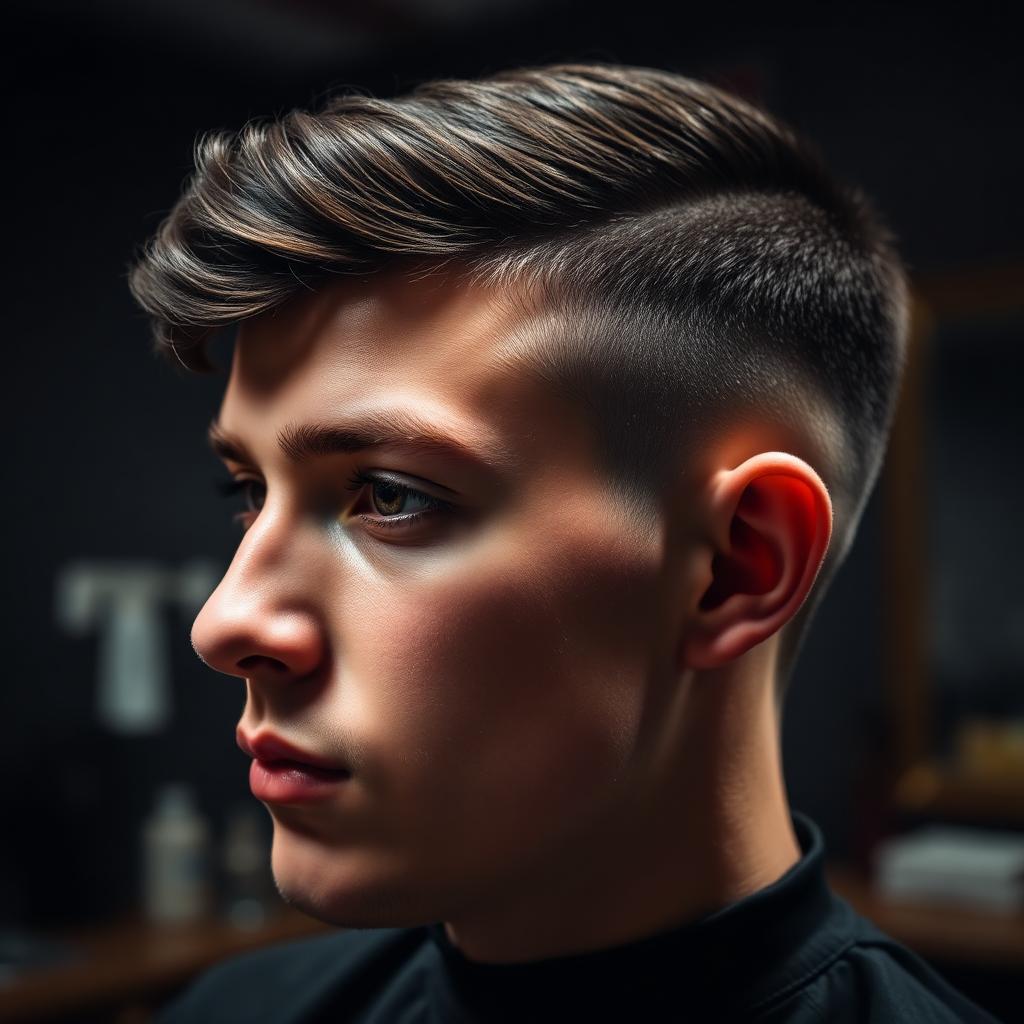 Corte fade moderno